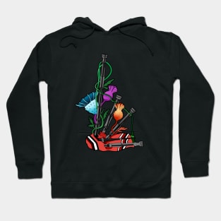 Thistle and bagpipes - Scotland Hoodie